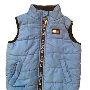 Tommy Hilfiger Blue Jacket Quilted Design